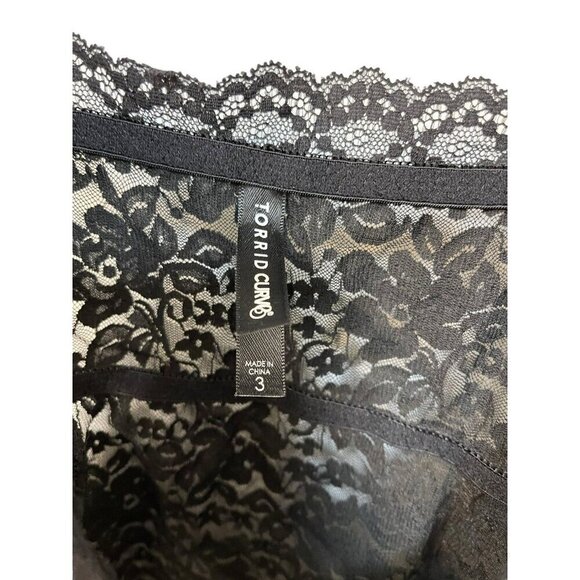 Torrid Lace Under-It-All Cami Undershirt Sleepwear Sexy Mesh Plus Size 3 22-24 - Picture 3 of 5